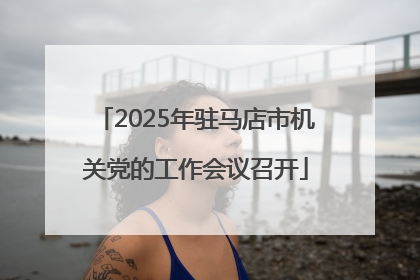 2025年驻马店市机关党的工作会议召开