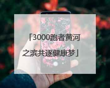 3000跑者黄河之滨共逐健康梦