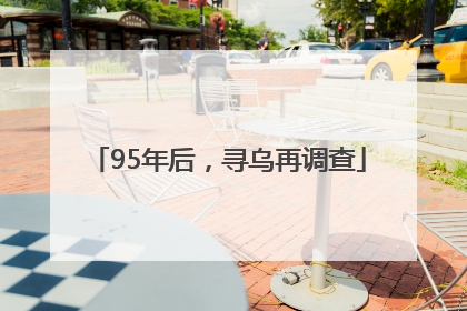 95年后，寻乌再调查